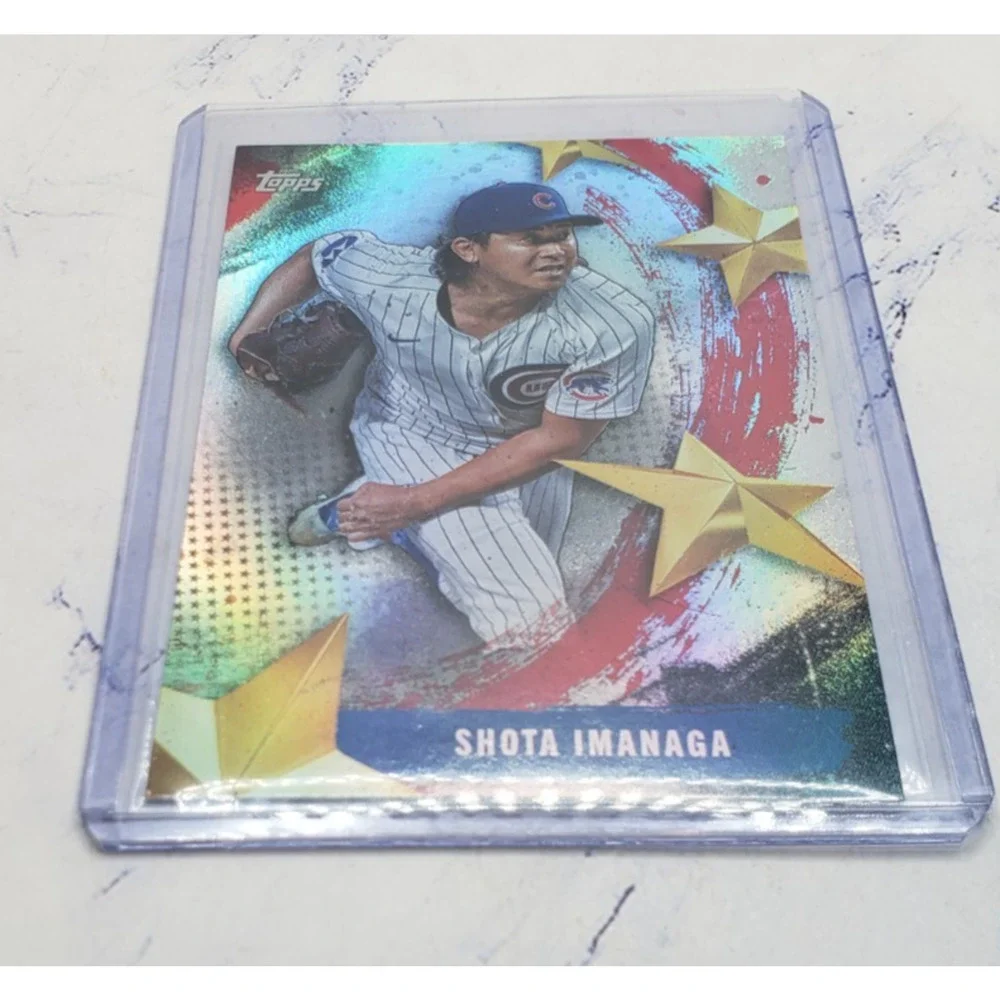 Shota Imanaga 2025 Topps Series 1 Stars of MLB #SMLB-26 Chicago Cubs - Picture 3 of 4